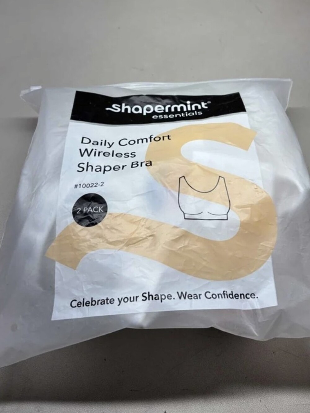 NEW / NWT Shapermint Seamless Wireless Daily Comfort Shaper Bra - White (2-Pack) - Picture 4 of 5